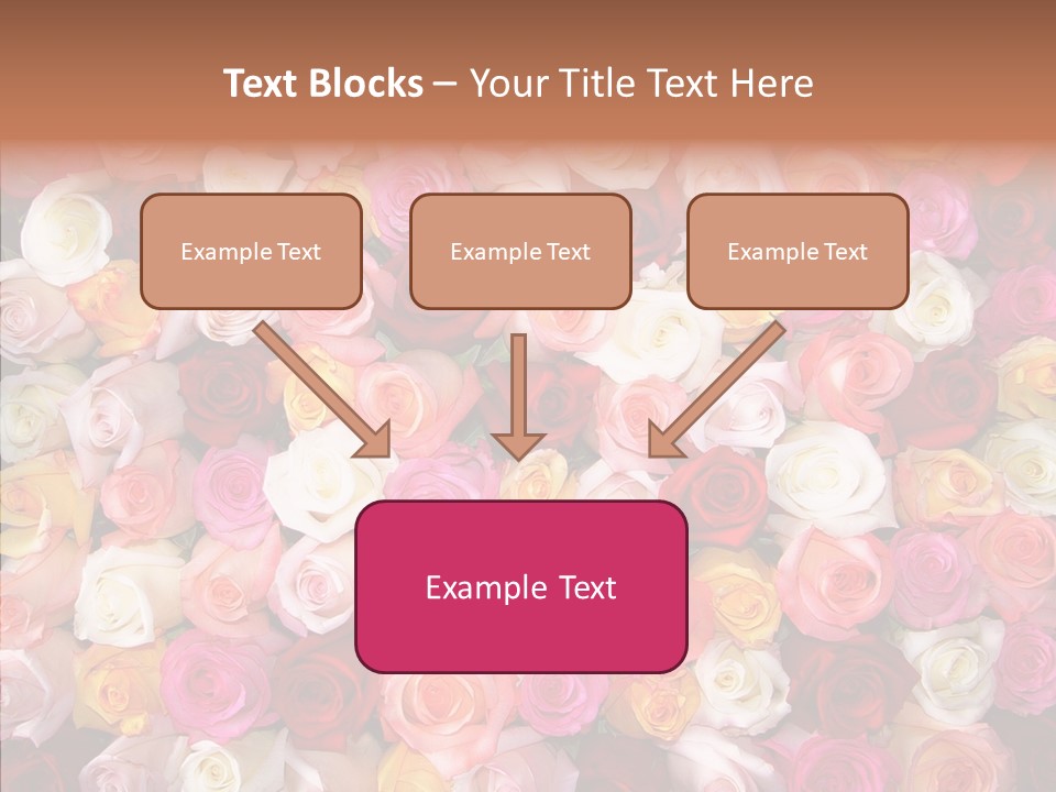 Spring Elegance Petals PowerPoint Template