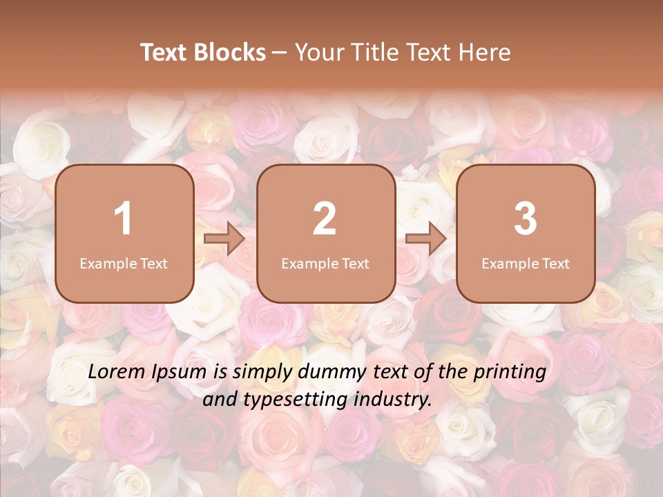 Spring Elegance Petals PowerPoint Template