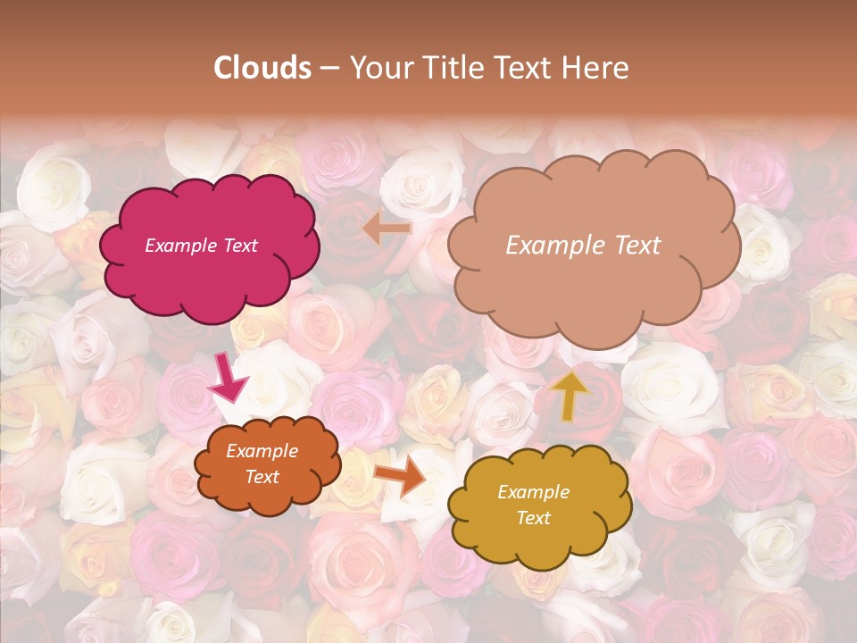 Spring Elegance Petals PowerPoint Template