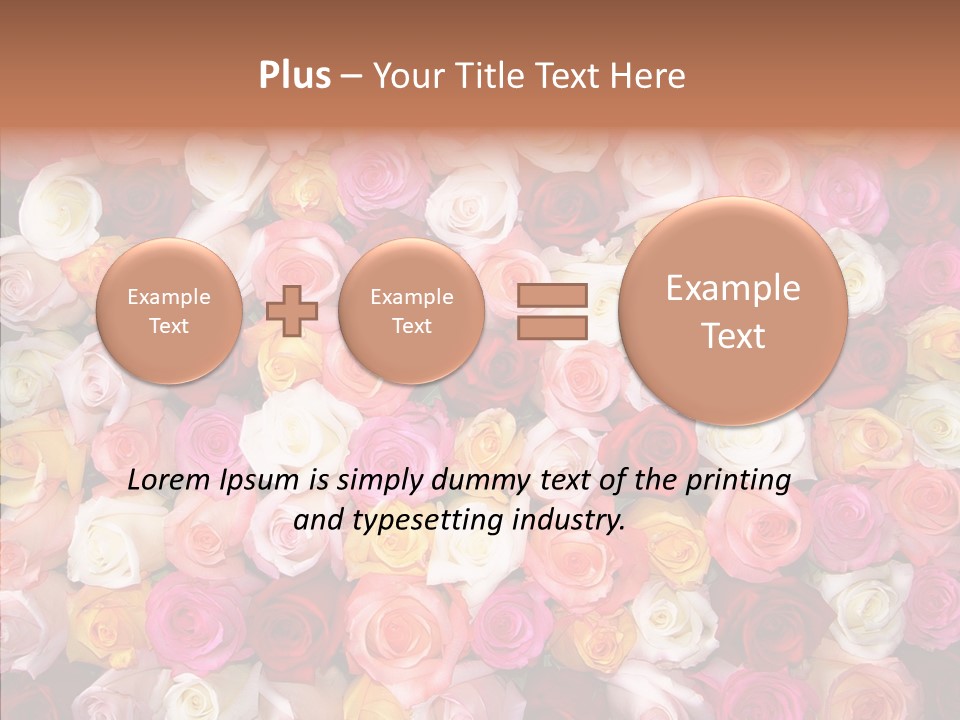 Spring Elegance Petals PowerPoint Template