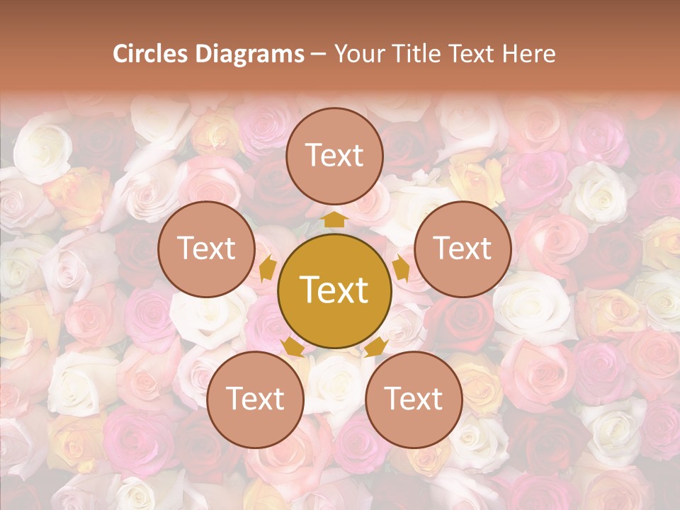 Spring Elegance Petals PowerPoint Template