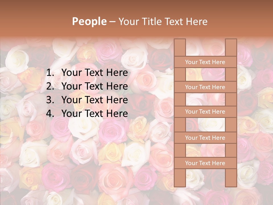 Spring Elegance Petals PowerPoint Template