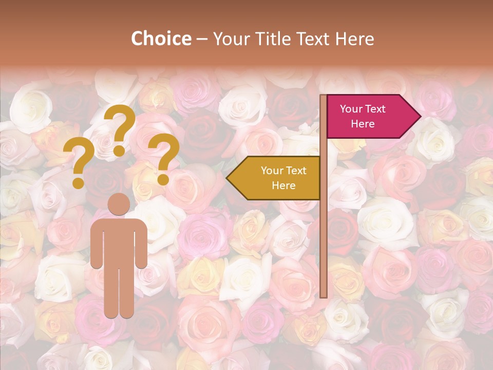 Spring Elegance Petals PowerPoint Template