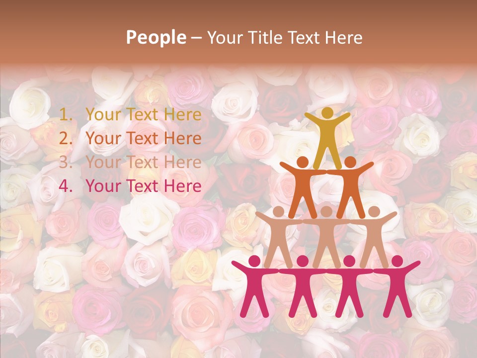 Spring Elegance Petals PowerPoint Template