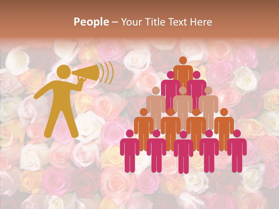 Spring Elegance Petals PowerPoint Template