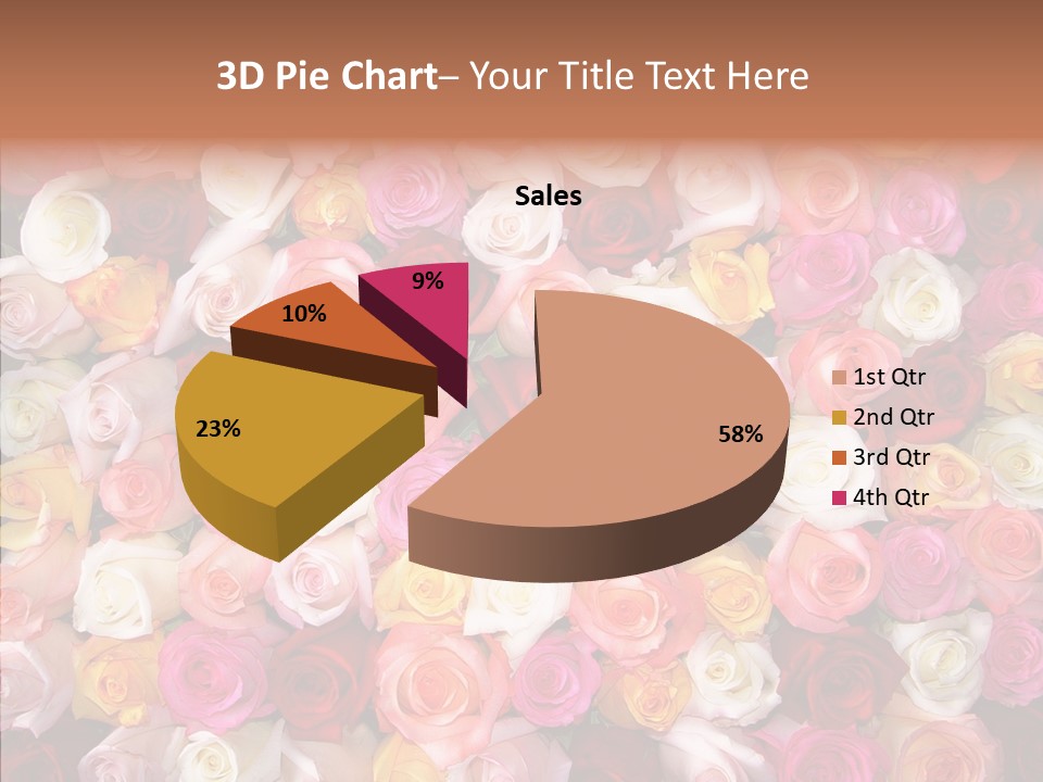 Spring Elegance Petals PowerPoint Template