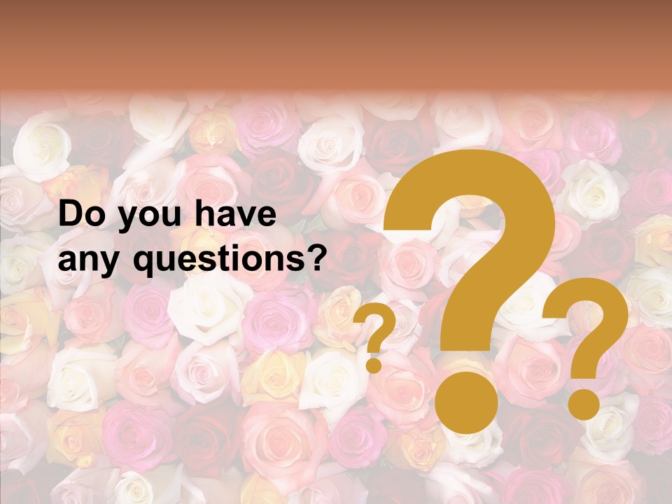 Spring Elegance Petals PowerPoint Template