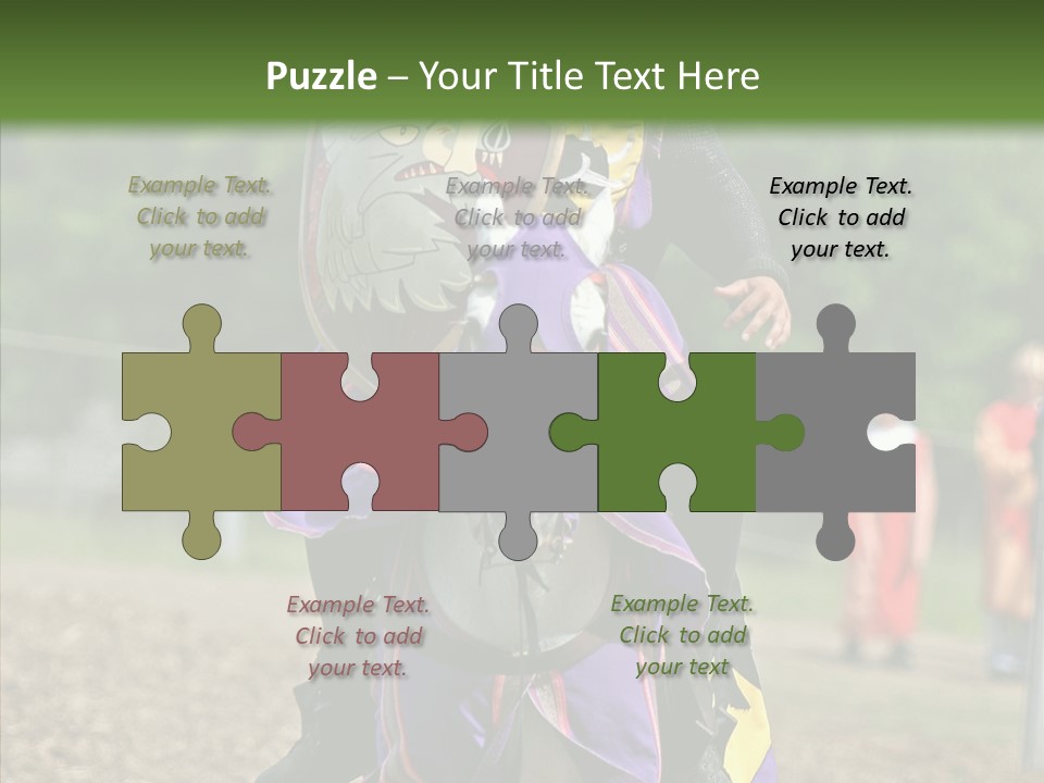 Horse Errant Chivalry PowerPoint Template