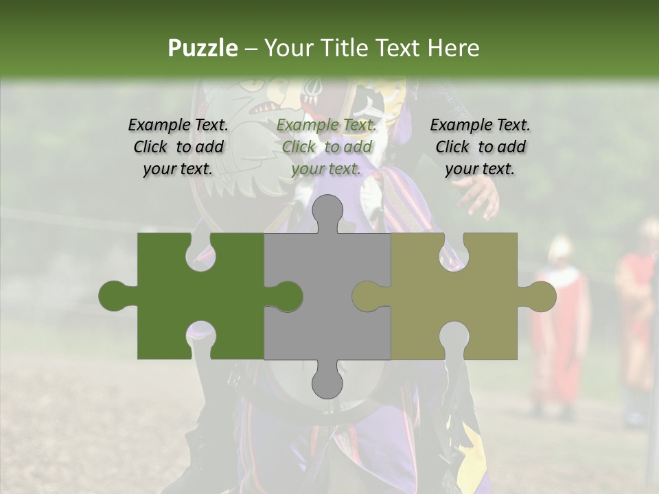 Horse Errant Chivalry PowerPoint Template