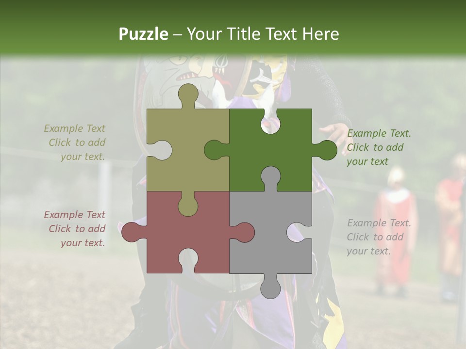 Horse Errant Chivalry PowerPoint Template