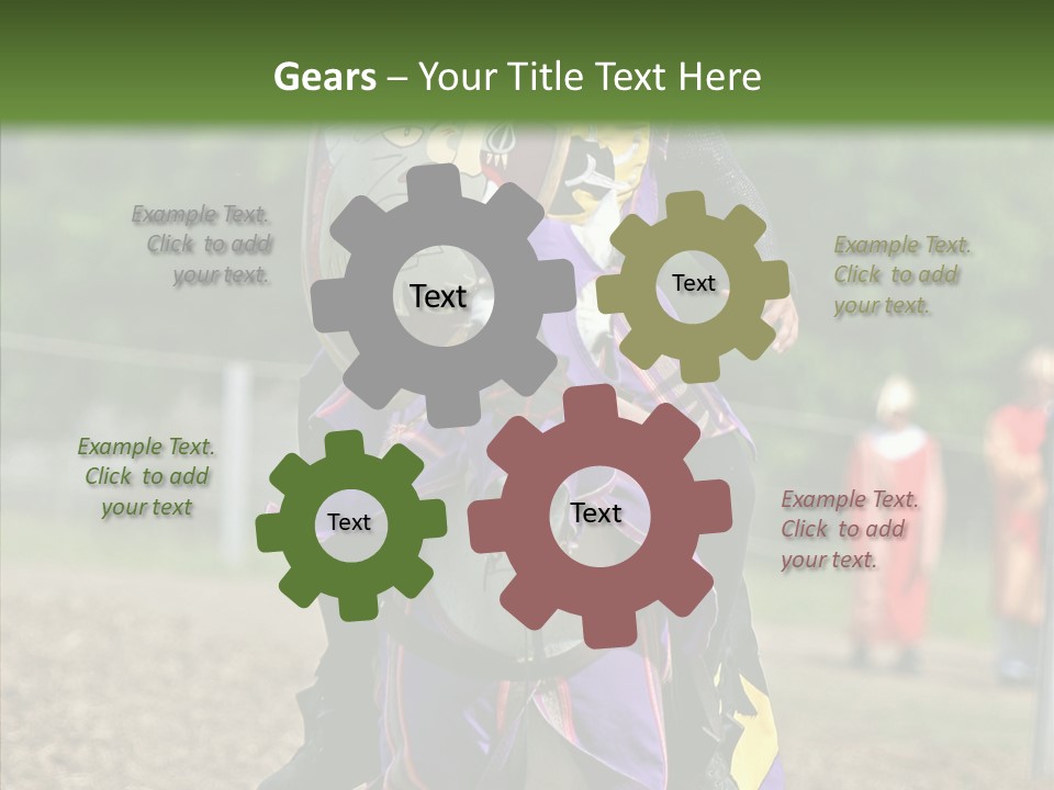 Horse Errant Chivalry PowerPoint Template