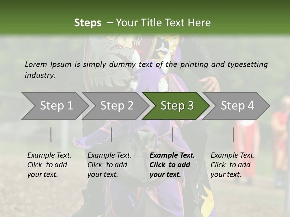 Horse Errant Chivalry PowerPoint Template