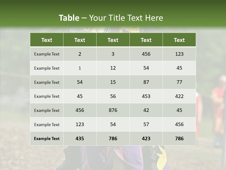 Horse Errant Chivalry PowerPoint Template