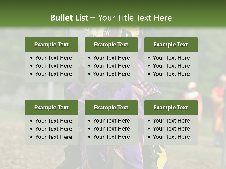 Horse Errant Chivalry PowerPoint Template