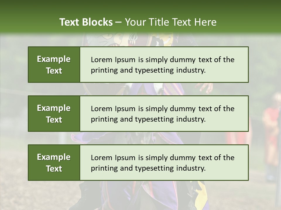 Horse Errant Chivalry PowerPoint Template