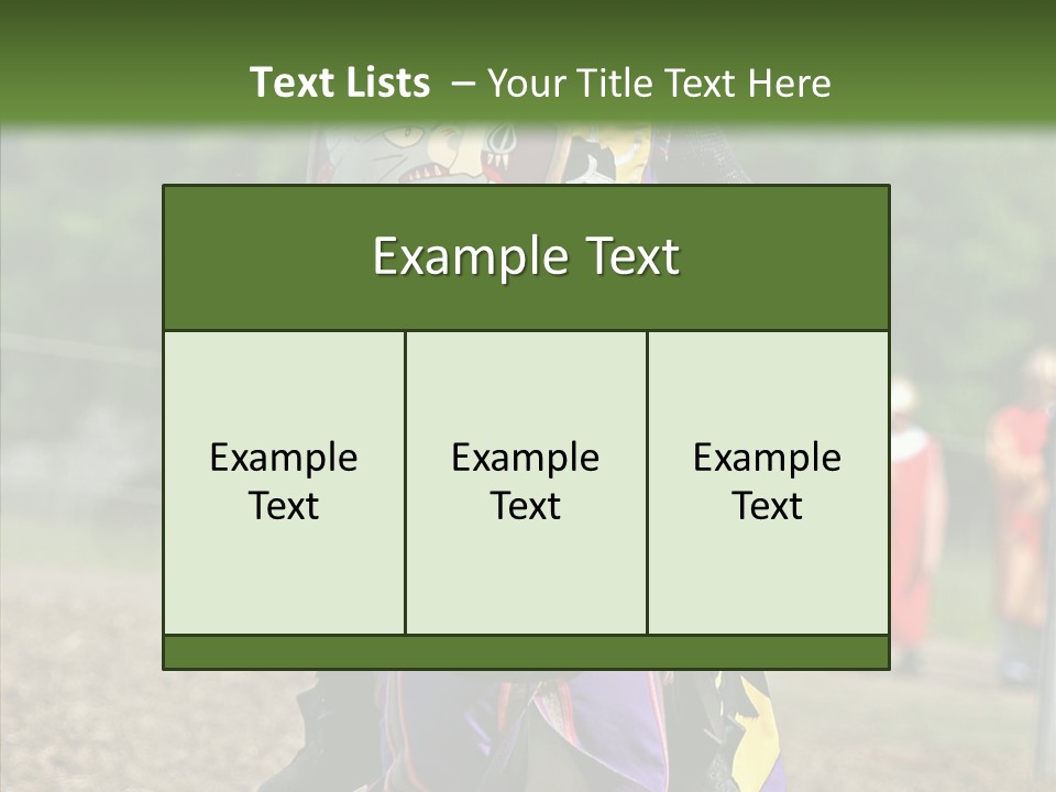 Horse Errant Chivalry PowerPoint Template