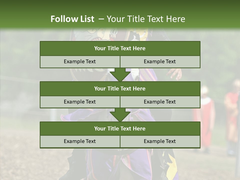 Horse Errant Chivalry PowerPoint Template