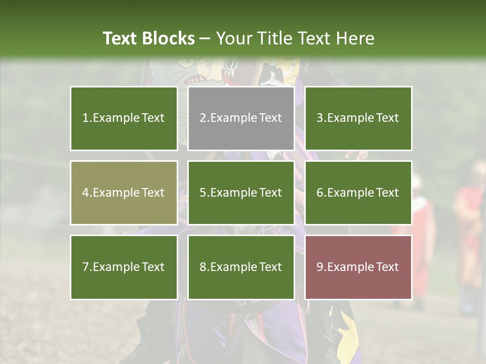 Horse Errant Chivalry PowerPoint Template