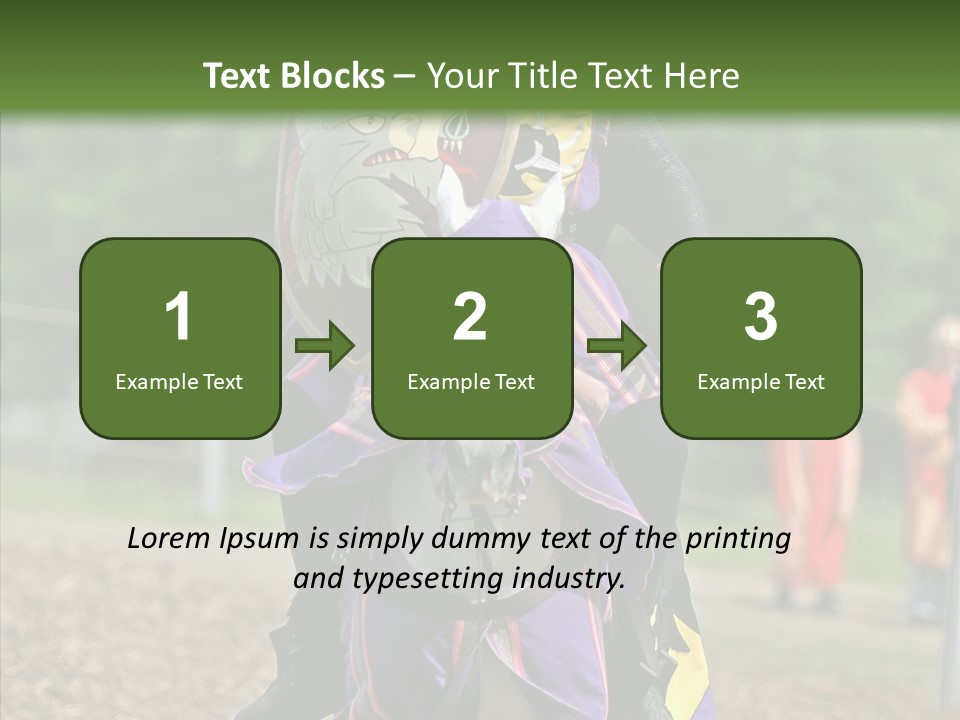 Horse Errant Chivalry PowerPoint Template