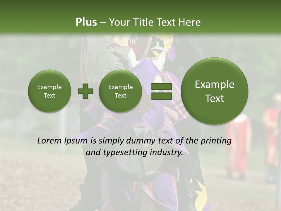 Horse Errant Chivalry PowerPoint Template