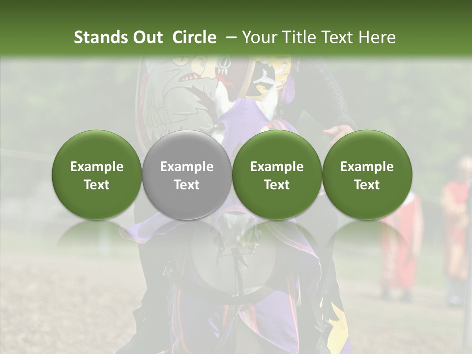 Horse Errant Chivalry PowerPoint Template