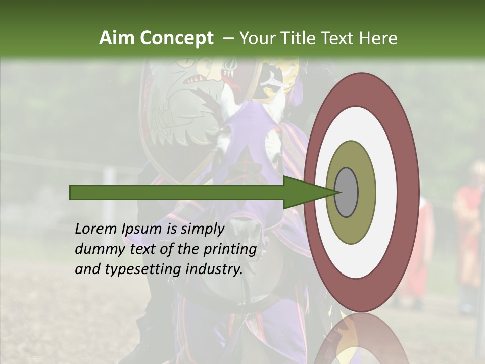 Horse Errant Chivalry PowerPoint Template