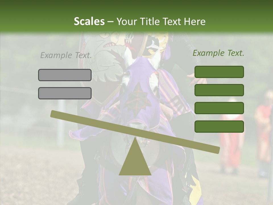 Horse Errant Chivalry PowerPoint Template
