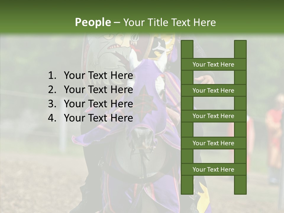 Horse Errant Chivalry PowerPoint Template