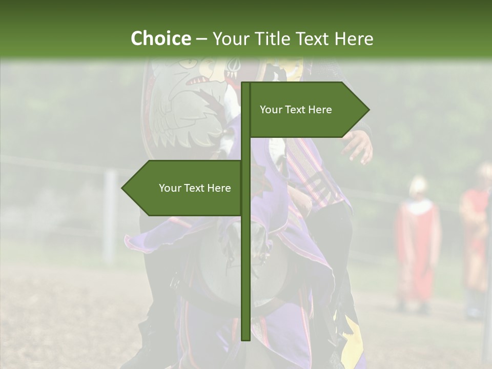Horse Errant Chivalry PowerPoint Template