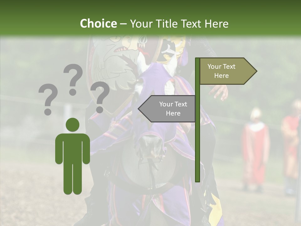 Horse Errant Chivalry PowerPoint Template