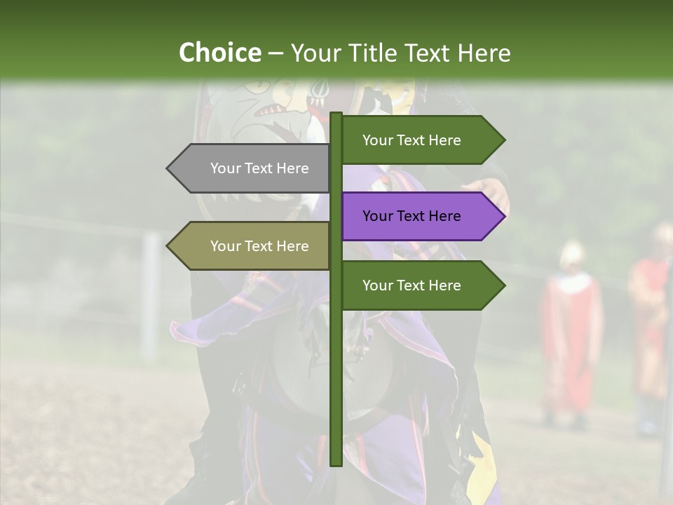 Horse Errant Chivalry PowerPoint Template