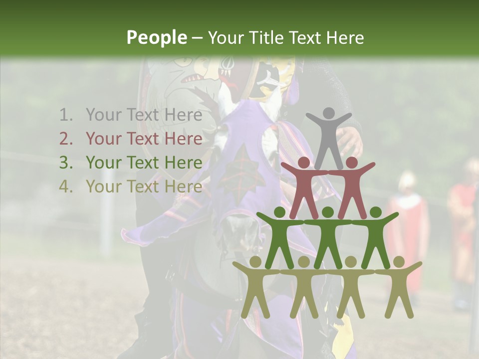 Horse Errant Chivalry PowerPoint Template