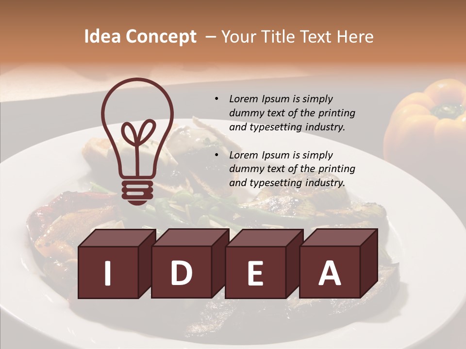 Italian Sweet Basil PowerPoint Template