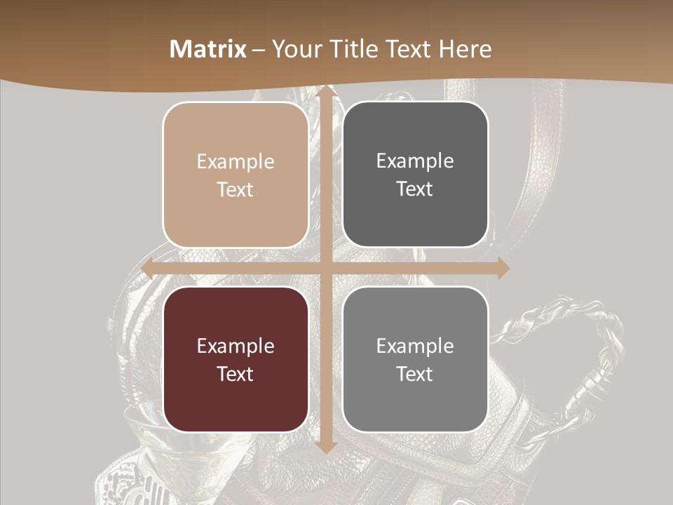 Jewelry Paper Metallic PowerPoint Template