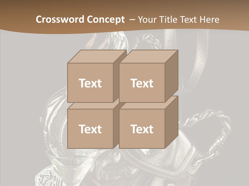 Jewelry Paper Metallic PowerPoint Template