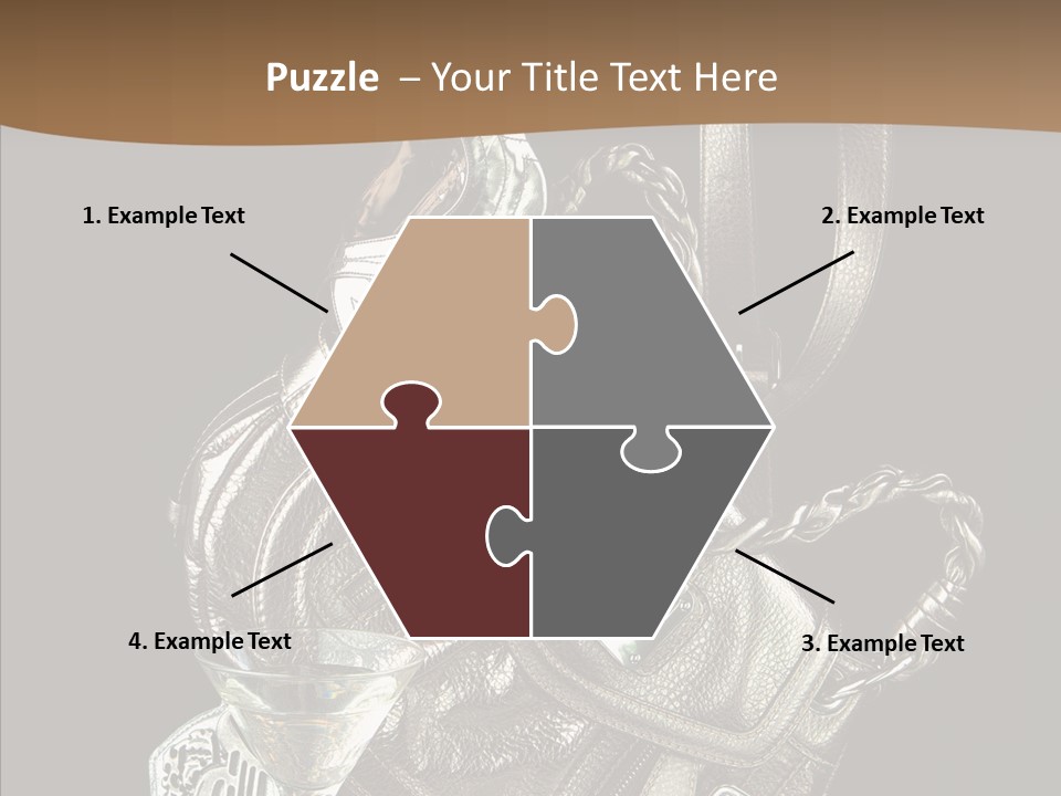 Jewelry Paper Metallic PowerPoint Template