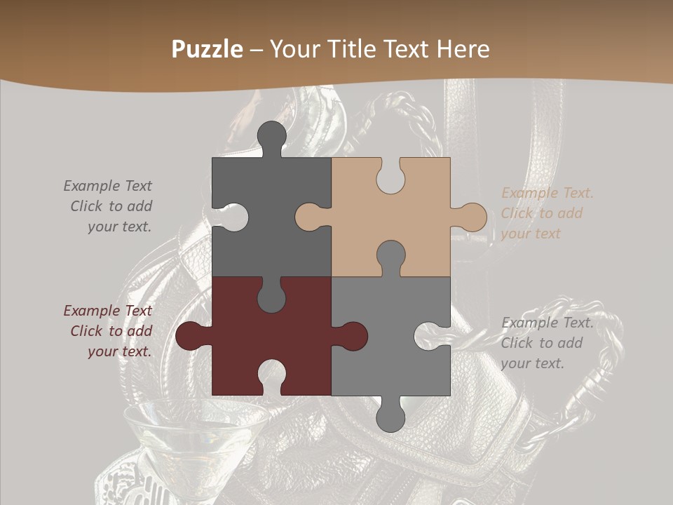 Jewelry Paper Metallic PowerPoint Template