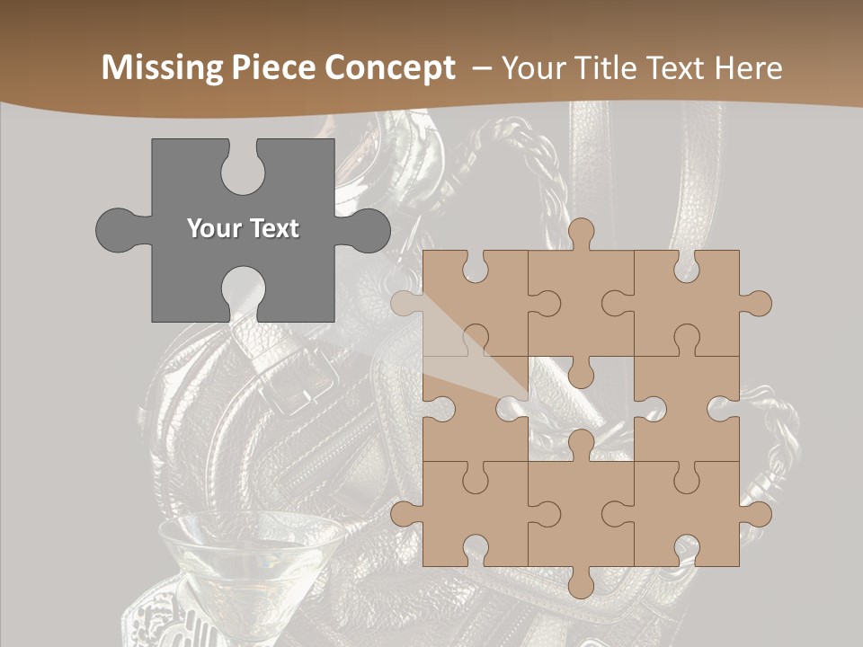 Jewelry Paper Metallic PowerPoint Template