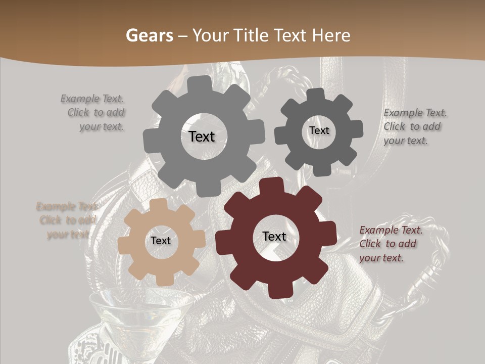 Jewelry Paper Metallic PowerPoint Template