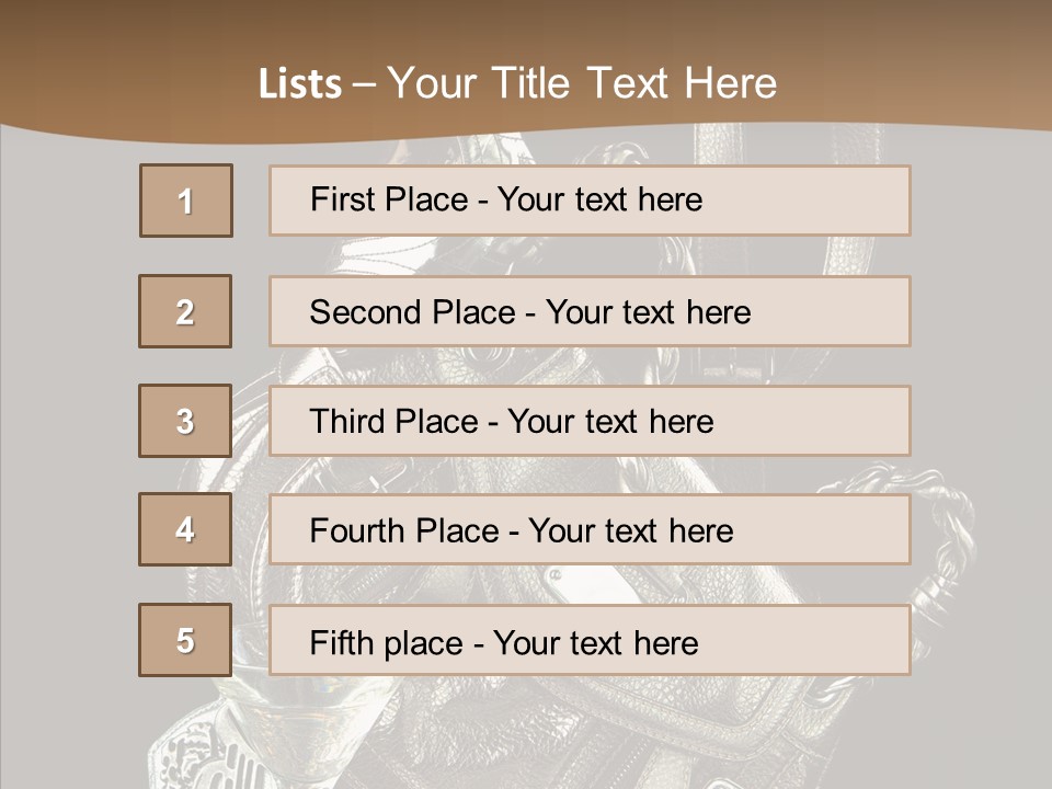 Jewelry Paper Metallic PowerPoint Template