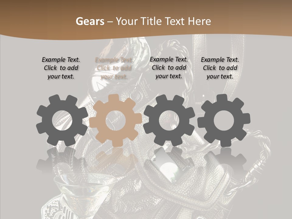 Jewelry Paper Metallic PowerPoint Template