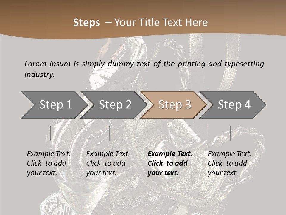 Jewelry Paper Metallic PowerPoint Template