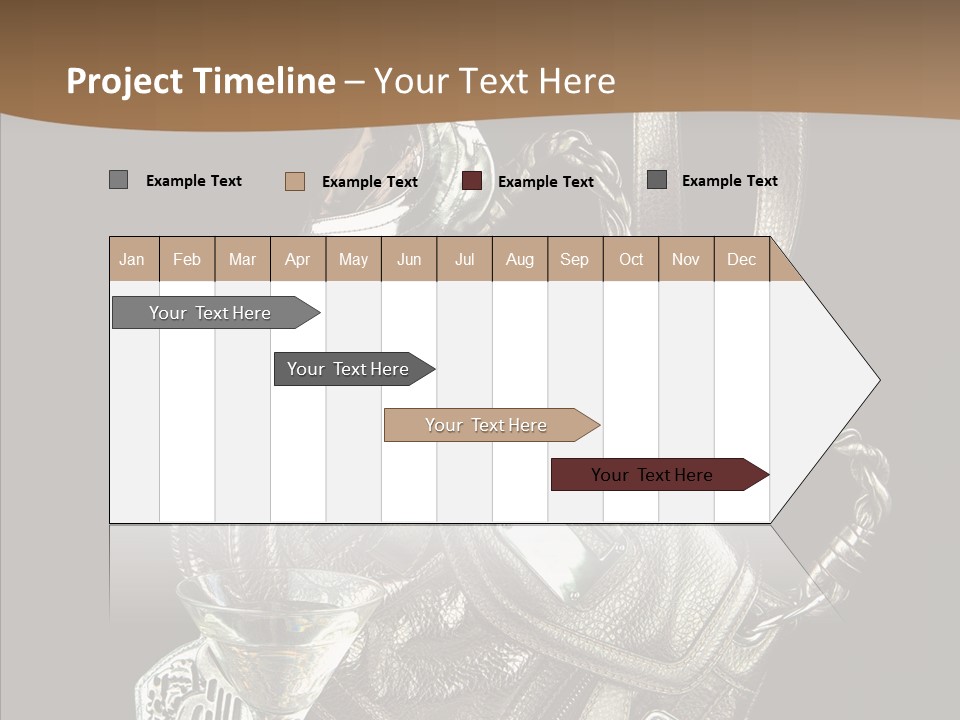 Jewelry Paper Metallic PowerPoint Template