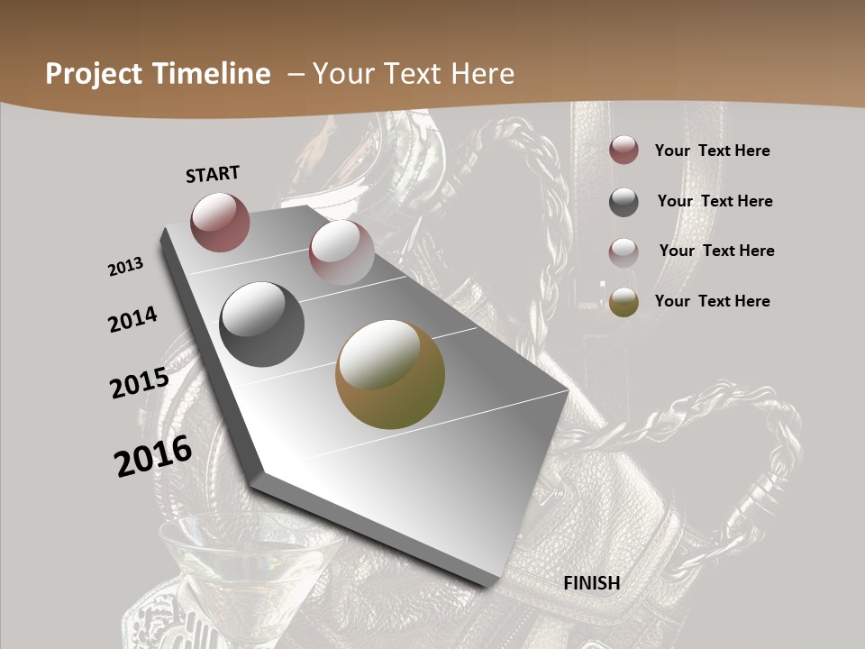 Jewelry Paper Metallic PowerPoint Template