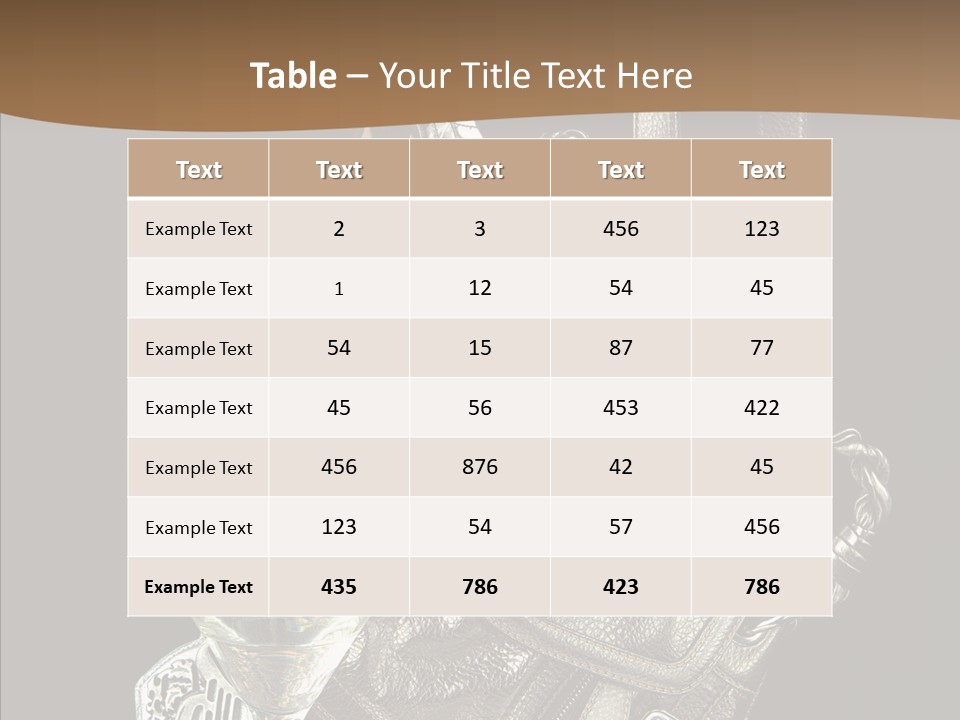 Jewelry Paper Metallic PowerPoint Template