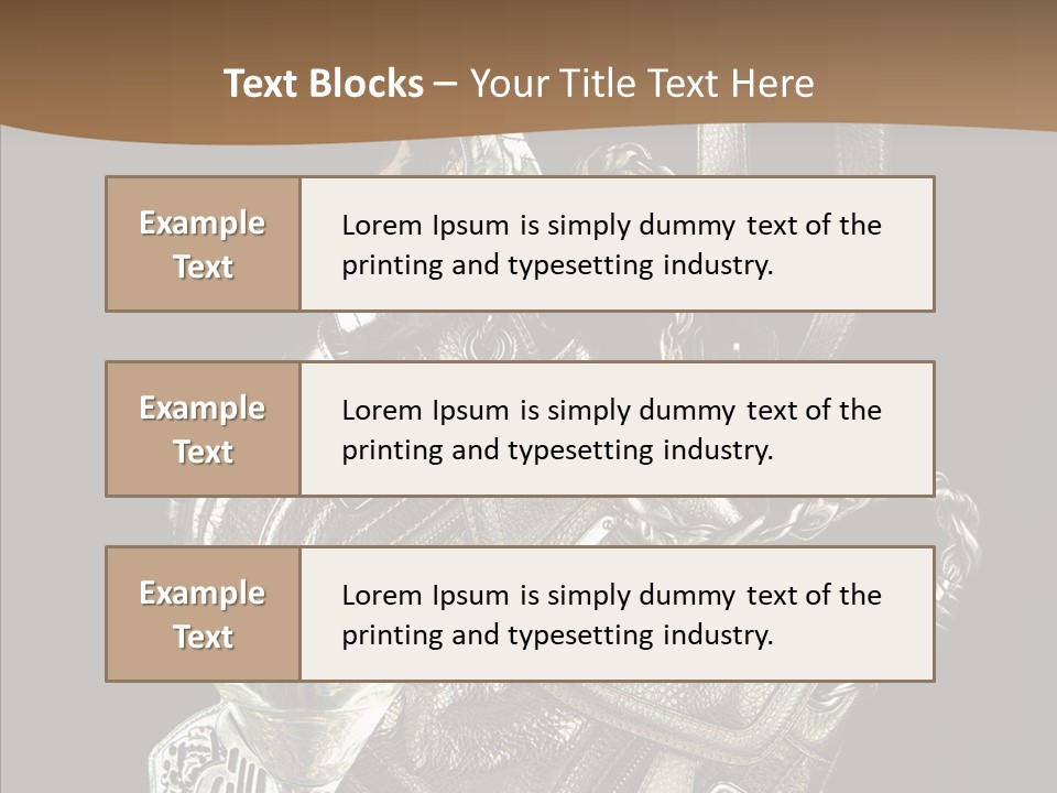 Jewelry Paper Metallic PowerPoint Template