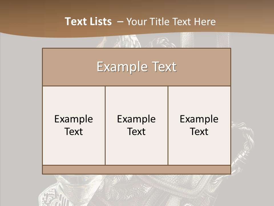 Jewelry Paper Metallic PowerPoint Template