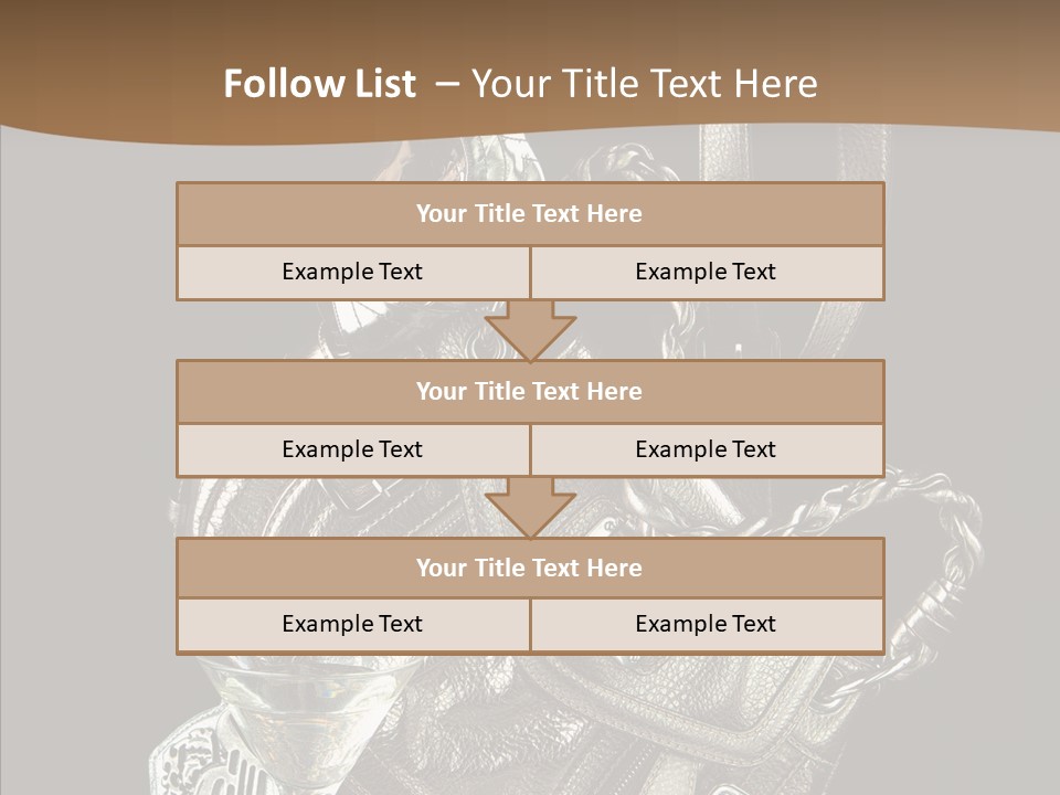 Jewelry Paper Metallic PowerPoint Template