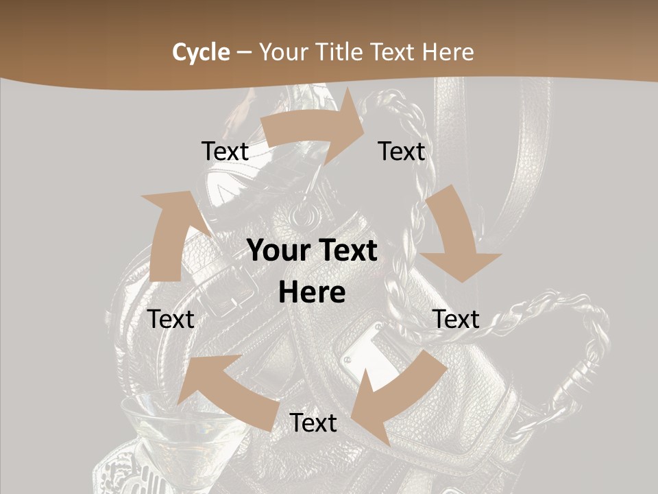 Jewelry Paper Metallic PowerPoint Template