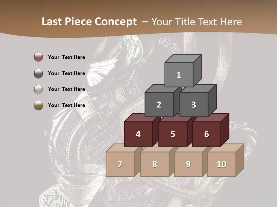 Jewelry Paper Metallic PowerPoint Template